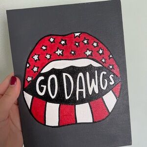 Go Dawgs University of Georgia painting / UGA dorm art